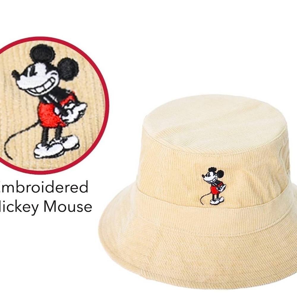 Tan Mickey Mouse Bucket Hat - One Size, NWT - Picture 7 of 12